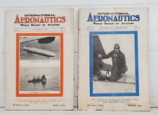 International Aeronautics Oct 1923 Dec/Jan 1923-1924 two issues picture