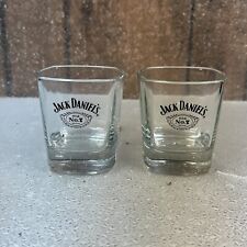 Jack Daniels whiskey glasses lot Of Two old no 7 barware picture
