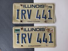 1982 Illinois License Plates Auto Car Truck Pair IRV 441 picture