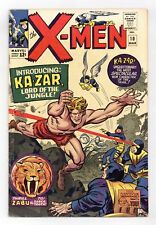 Uncanny X-Men #10 VG- 3.5 1965 1st SA Ka-Zar picture