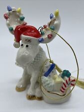 Lenox Annual Moose Ornament -  Moose Merriment - 2006 Ceramic “No Box” picture