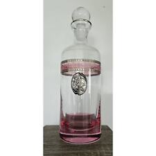 Vintage Italy B A 109  Argento Etched Glass Perfume Bottle picture