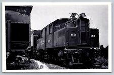 New York Central High Railroad . S2 #113 Real Photo Postcard. RPPC picture