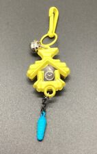 Vintage 1980s Plastic Bell Charm Cuckoo Clock 80s Charm Necklace Pre-owned picture