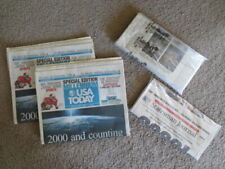 Millennium Year 2000 Newspapers Lot of 4 USA Today, Oregonian, Statesman Journal picture