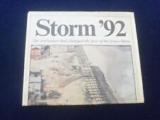 1992 DECEMBER 20 ASBURY PARK PRESS NEWSPAPER SECTION - STORM '92 - NP 6091 picture