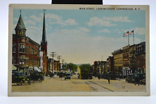 c1934 - Main Street Looking South, Canandaigua, NY - Antique Postcard picture