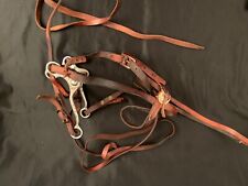 Vintage Kelly Horse Bit Floral Leather Bridal Harness Western Reigns Read picture