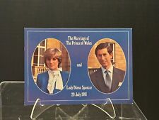HRH Prince Charles Marriage to Lady Diana Spencer 29 July 1981 Color Postcard picture
