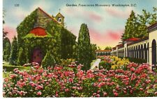 Garden, Franciscan Monastery, Washington DC Postcard picture