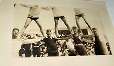 Rare Antique American Asbury Park Beach Stunt Snapshot Photo New Jersey C.1920 picture