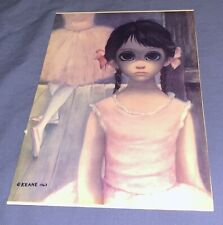G5 1963/1985 VTG UNUSED WALTER KEANE “THE RELUCTANT BALLERINA” GREETING CARD 5x7 picture