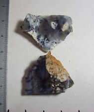 2pcs Natural Old Stock Medicine Bow Dendritic Agate-Rough/Slab/Cab/Wrap-2493 picture