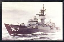 Frigate USS JESSE L. BROWN FF-1089 Port View Navy Ship Postcard picture