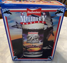 Vintage 1993, Budweiser Military Series Salutes Air Force Beer Stein Mug, NOS picture