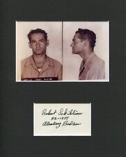 Robert Schibline Alcatraz Inmate Friend Of Anglin Brother Signed Autograph Photo picture