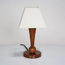 Vintage French Wooden Table Lamp picture