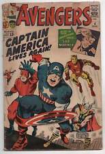 Avengers 4 Marvel 1964 GD 1st Silver Age Captain America Jack Kirby Stan Lee picture