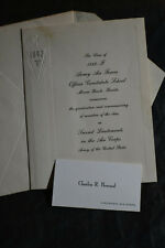 Class of 1942-F Army Air Corp Graduation Invitation 2nd Lt Charles R Howard picture