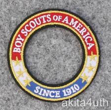 Boy, Cub, Webelo, Venturing Scouts World Crest Ring Patch - Current Issue - BSA picture