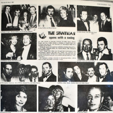 1980s The Stuntman Celebrity Restaurant Menu Kensington High Street London UK picture