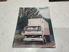 1981 Volvo F7 Diesel Truck Brochure picture