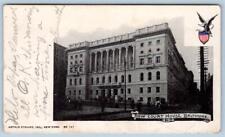 Pre-1907 BALTIMORE MARYLAND MD NEW COURT HOUSE STRAUSS POSTCARD TO PARKSLEY VA picture