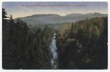 VT ~ Ottauquechee Gorge DEWEY'S MILLS Vermont 1914 Windsor County Postcard picture