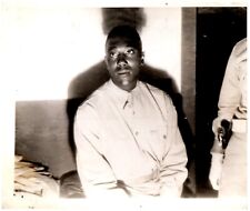 WWII Black Soldier in Uniform African American Asst Press Photograph 8x10 c 1943 picture