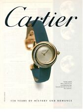 Montre Cartier Trinity Montre Publicité 1997 D'Origine 1 Page picture