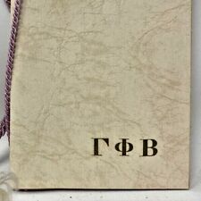 1951 Gamma Phi Beta Fraternity Dance Card Colorado A&M University Fort Collins picture
