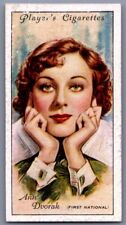 1934 Player's Film Stars 2nd Series Ann Dvorak #18 Original U.K. Tobacco Card picture