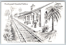 c1960s Venice Florida Centennial Railroad Station Vintage Postcard picture