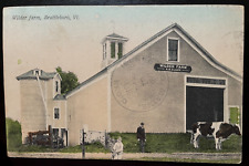 Vintage Postcard 1907-1915 Wilder (Dairy) Farm, Brattleboro, Vermont (VT) picture