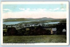 Laconia New Hampshire Postcard Lake Winnisquam Cotton Hill c1917 Vintage Antique picture