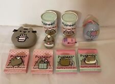 GUND Pusheen the Cat Mixed Lot - Enamel Pins, Collectible Figures, Coin Purse picture