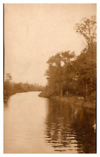 postcard unknown waterway divided back RPPC 5222 picture