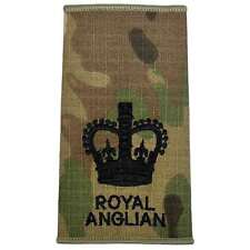 Royal Anglian Rank Slide in Multicam with Black Embroidery (PAIR)  picture