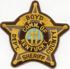 BOYD COUNTY KENTUCKY SHERIFF POLICE PATCH picture