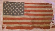 39-Star American US Antique 1889 Rare Original Flag 17