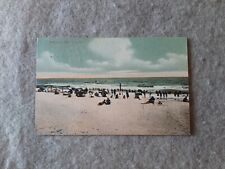 Vintage 1906 Postcard Beach Scene Bathing Hour in Ocean City, Maryland picture