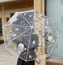 Sanrio Characters Pochacco 💚 Portable Automatic Transparent Umbrella NEW Cute picture
