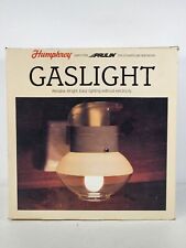 Vintage Humphrey Indoor Gas Light 9NA with Preformed Mantle Natural Almond picture