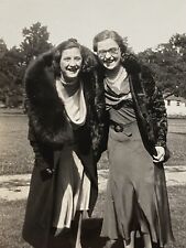 Burlingame 1932 California Two Young Woman Original Vintage Photo picture