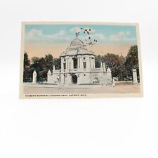 1918 Hulbert Memorial Gladwin Park Detroit Michigan Vintage Postcard picture