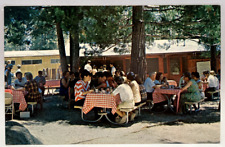 Salad Lunch Bar at Isomata, Idyllwild California CA Vintage Postcard picture