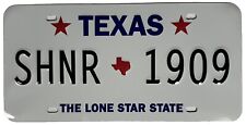 SHNR 1909 SHINER BEER SIGN TEXAS LICENSE PLATE SIGN THE LONE STAR STATE picture
