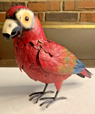Large Metal Parrot Bird Sculpture Yard Art picture