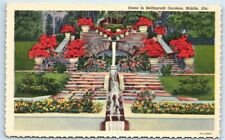 Postcard Scene in Bellingrath Gardens, Mobile, Alabama steps G118 picture