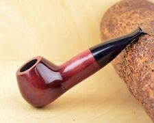 BULDOG (no. 34) massive straight smooth red tobacco smoking pipe by Mr. Brog picture